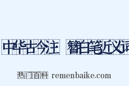 中华古今注·簪白笔近义词是什么意思的图片